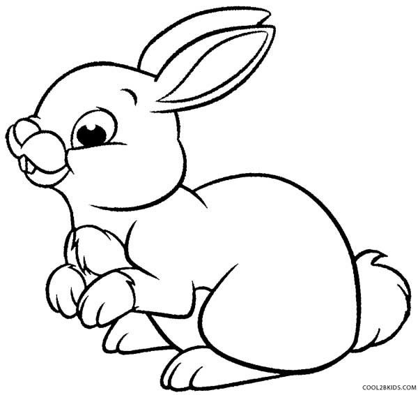 bunny coloring pages to print