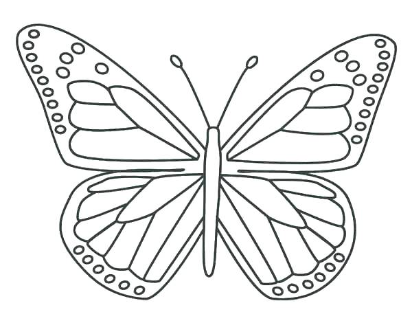 butterfly coloring pages for preschoolers