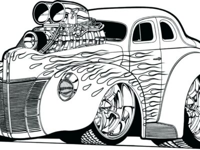 car coloring pages for adults