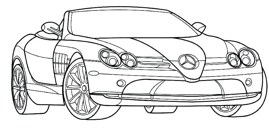 car coloring pages to print
