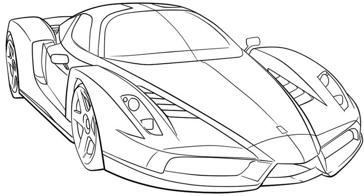 car to coloring pages