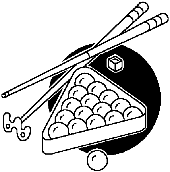 carom billiards coloring pages to print