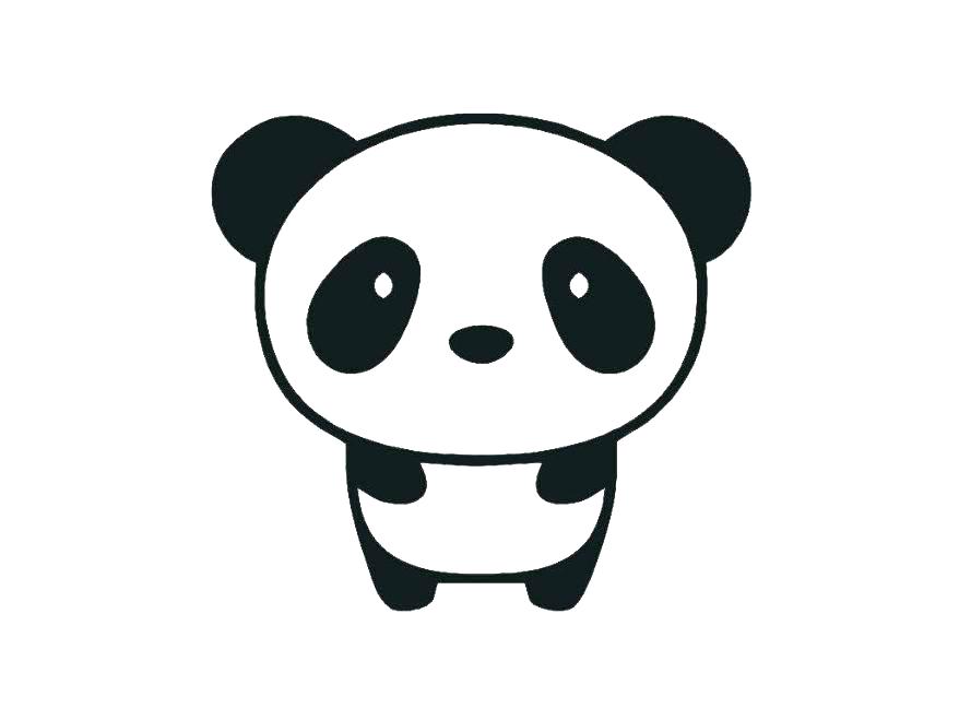 cartoon panda coloring pages