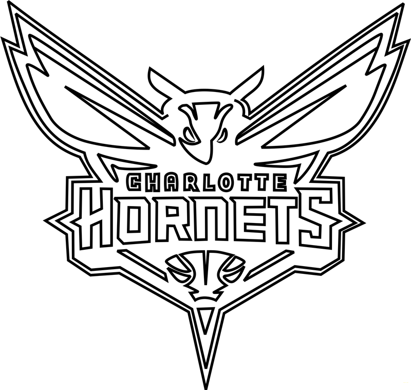 charlotte hornets coloring pages