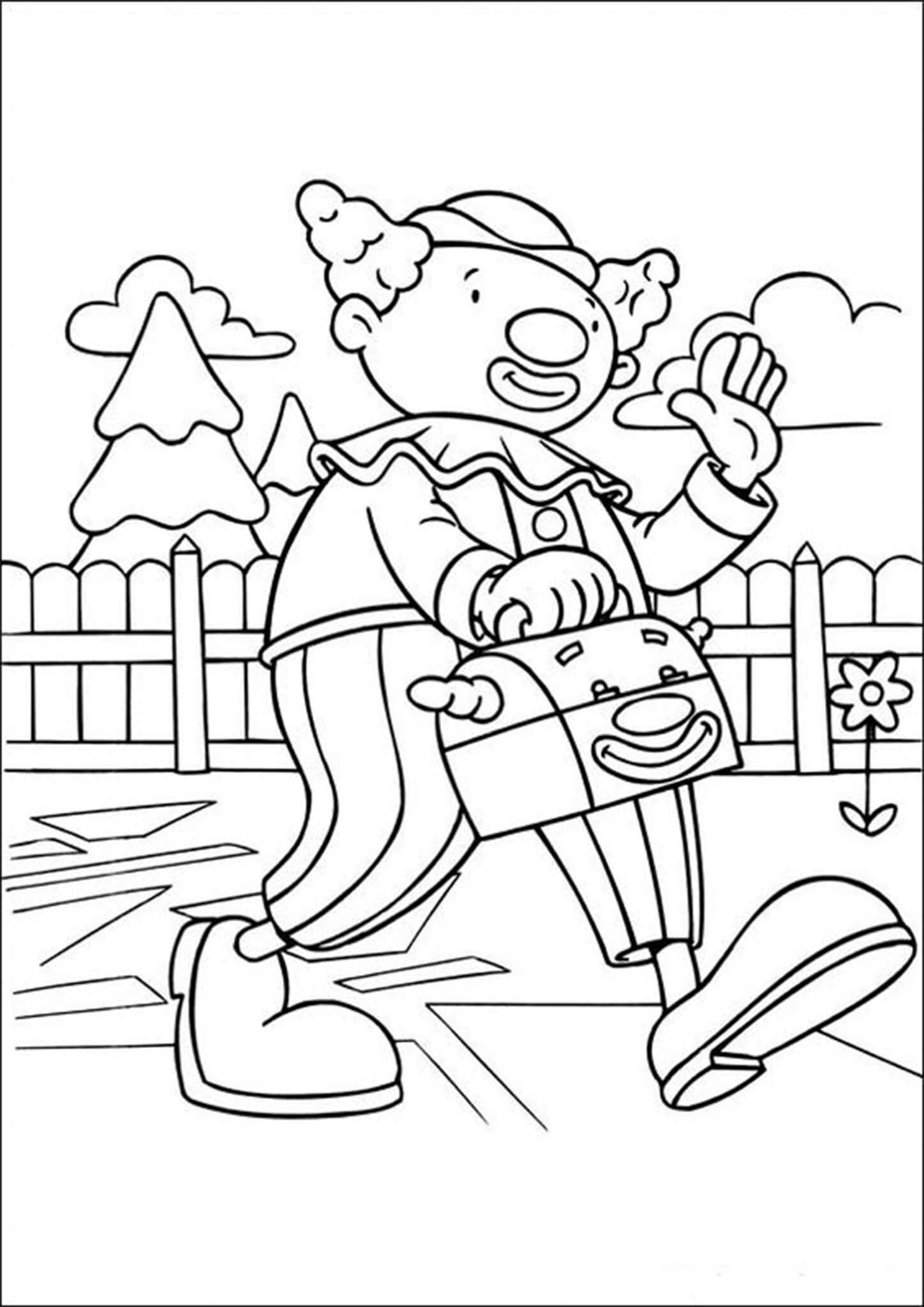 circus coloring pages for preschool