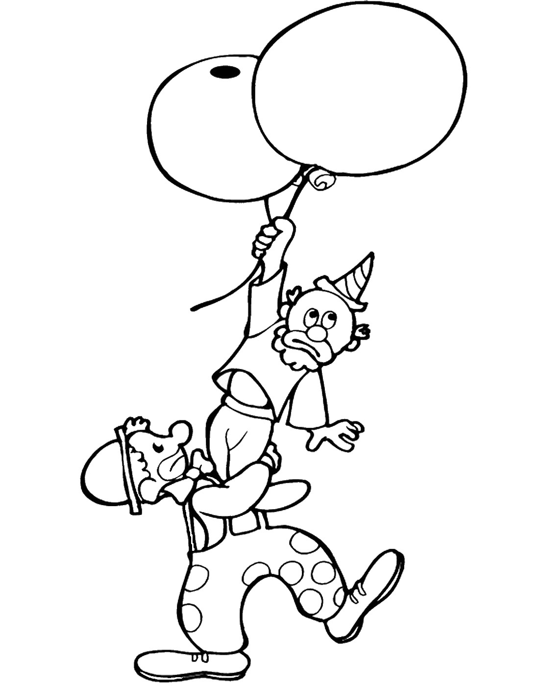 circus themed coloring pages