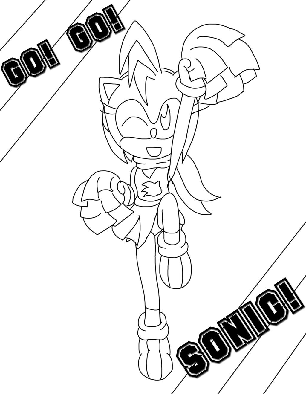 coloring pages of cheerleader outfit