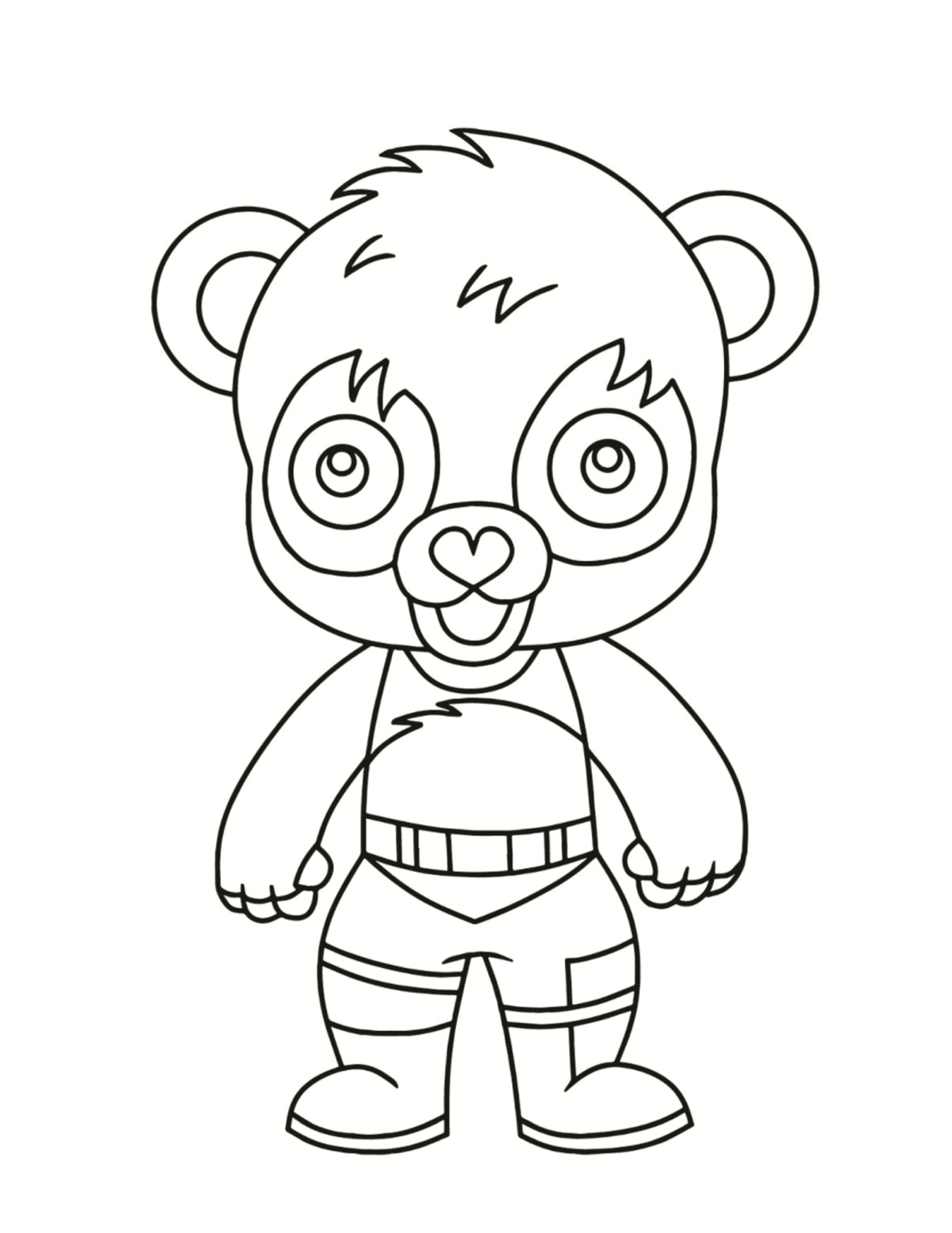 Funny Chibi Coloring Pages Pdf - Coloringfolder.com