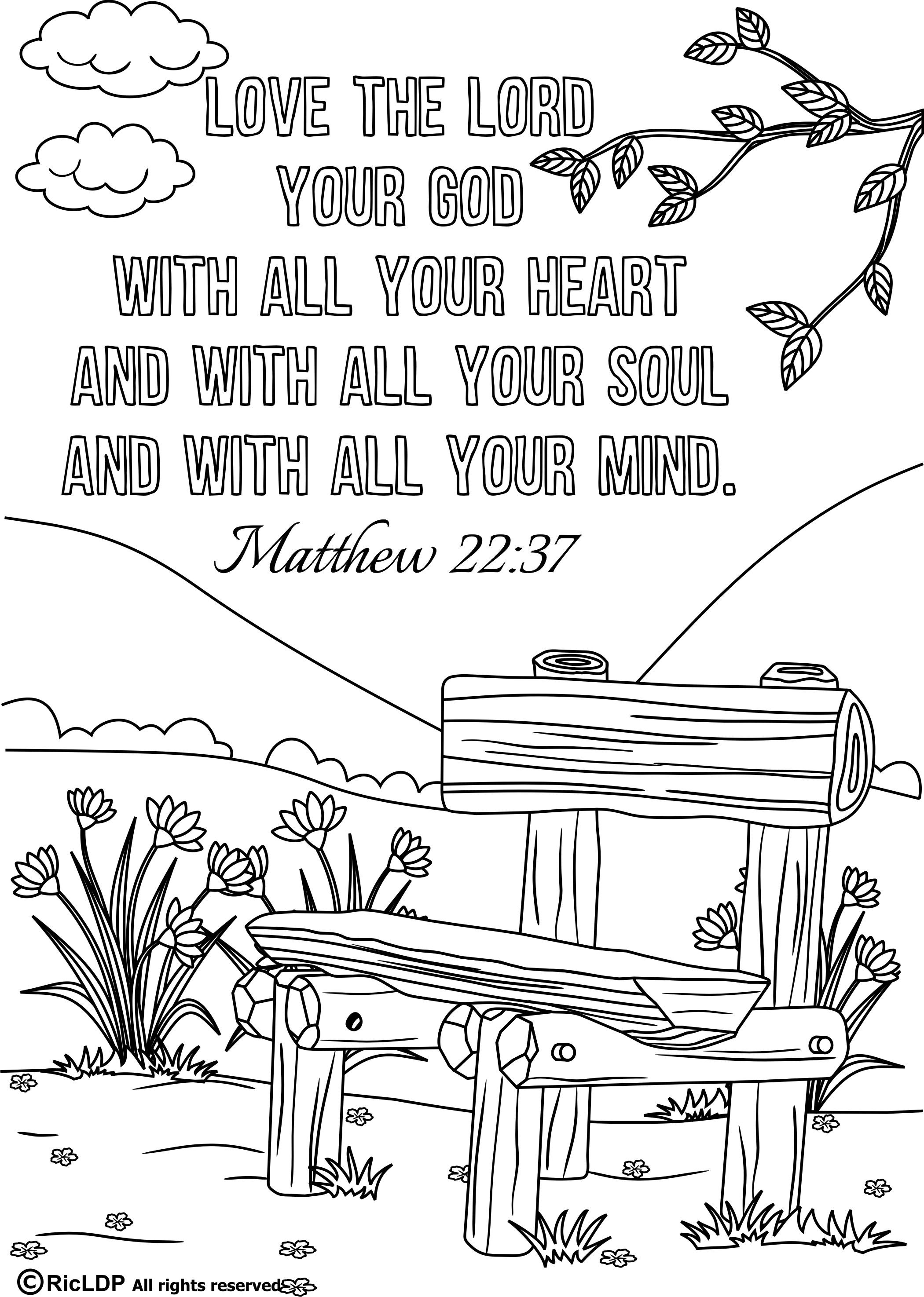 printable christian coloring pages