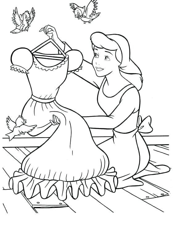 Wonderful Cinderella Coloring Pages PDF Ideas - Coloringfolder.com