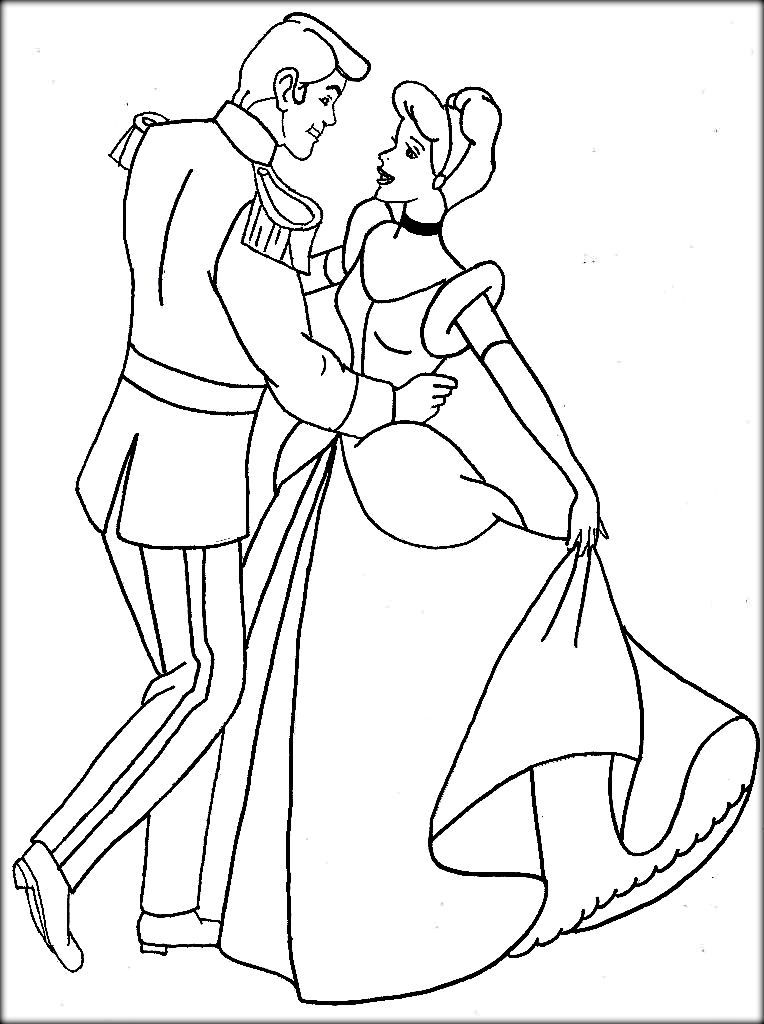 cinderella coloring pages online