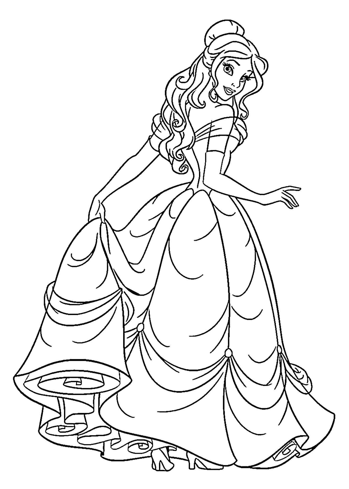 cinderella disney coloring pages