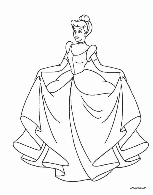 cinderella mice coloring pages