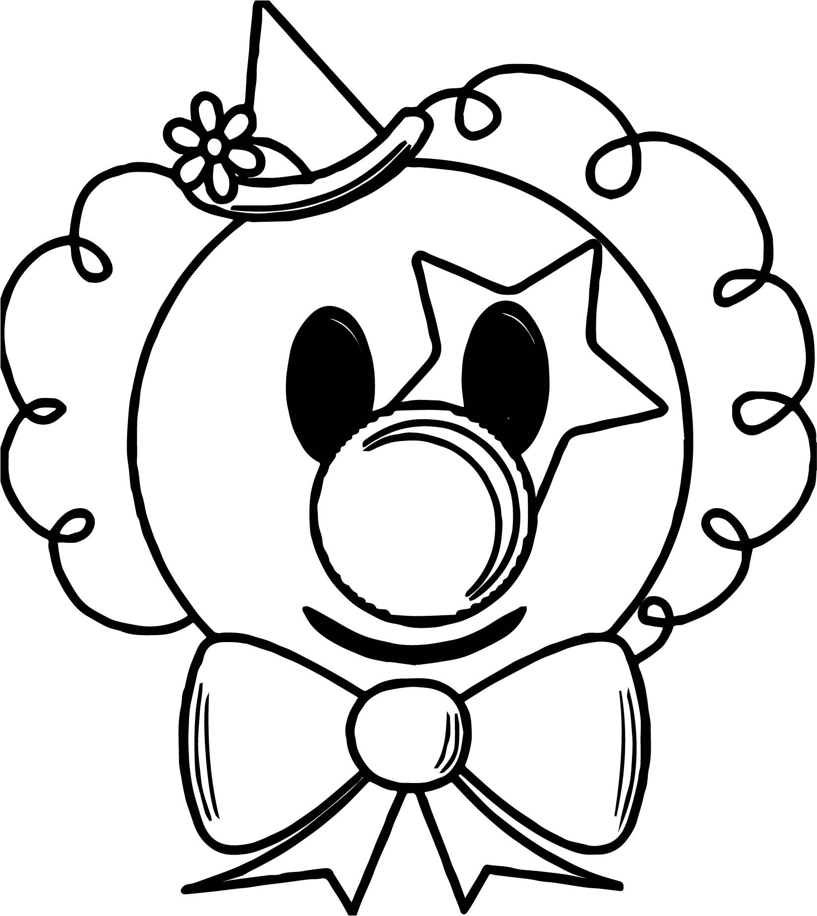 clown coloring pages for preschoolers