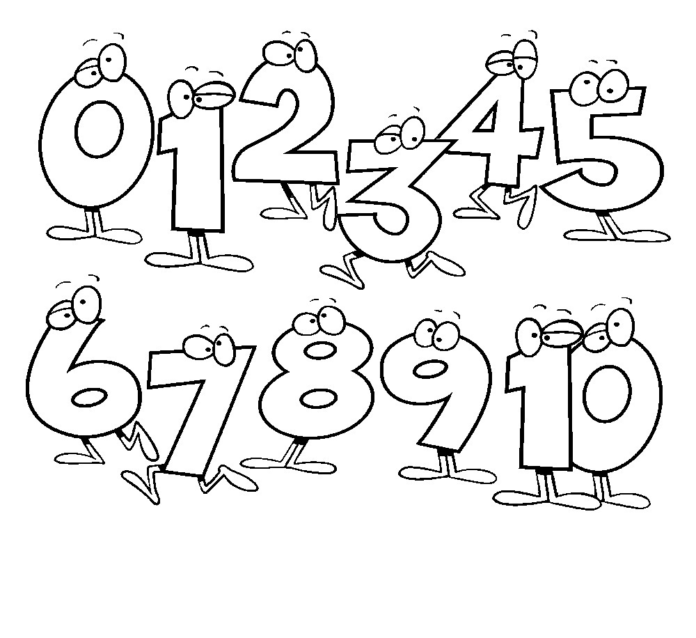 color by numbers coloring pages preschool free