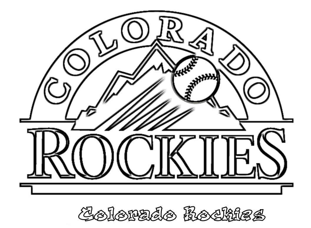 colorado rockies coloring pages printable