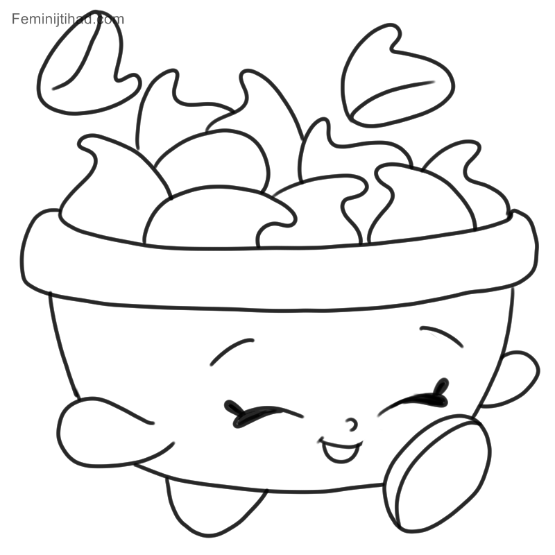 coloring pages for shopkins