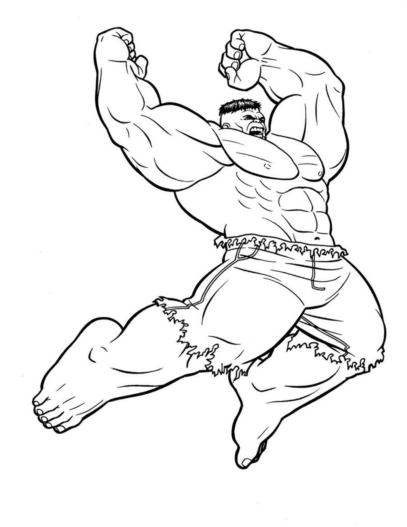 hulk logo coloring pages