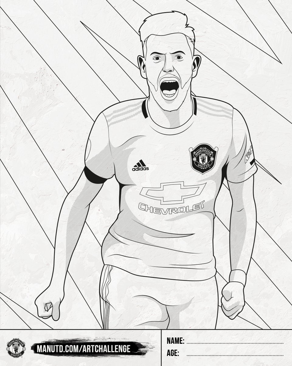 Manchester United Coloring Pages Man Logo Utd Football Soccer ...