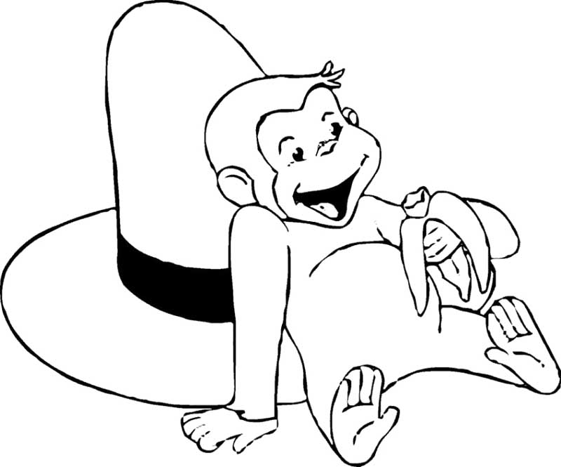 coloring pages monkey