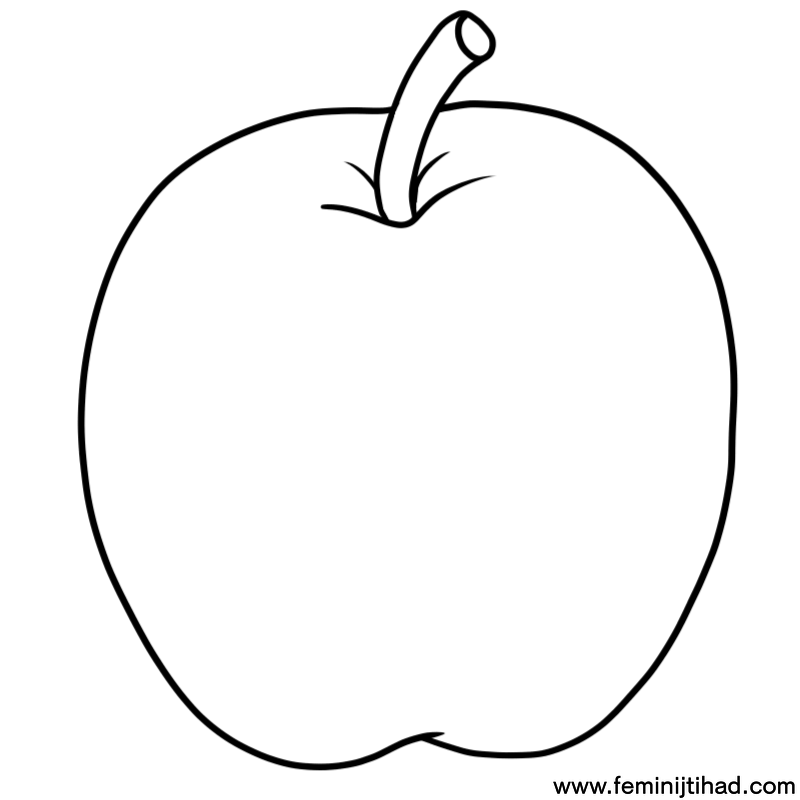 coloring pages of apple free download