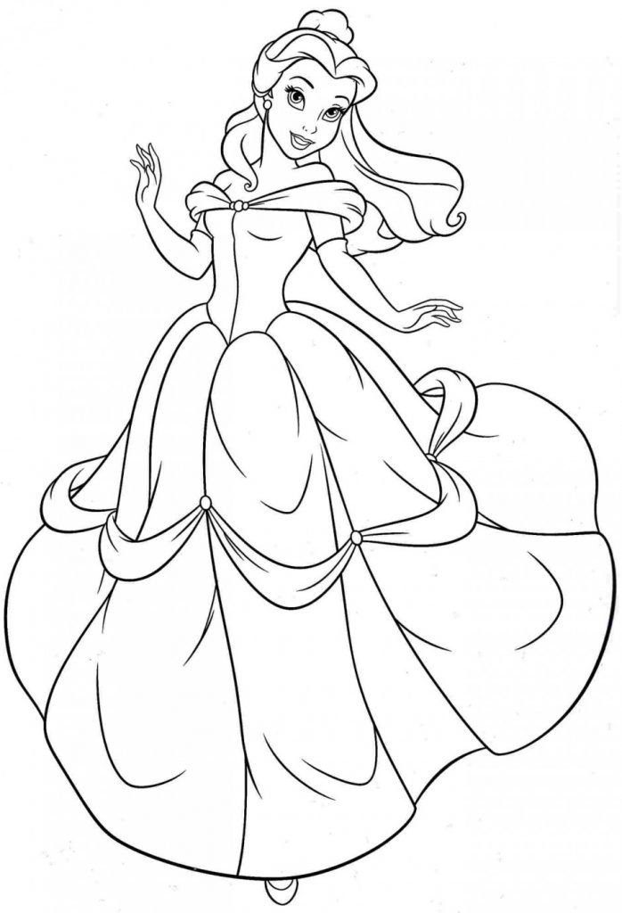 coloring pages of beauty and the beast