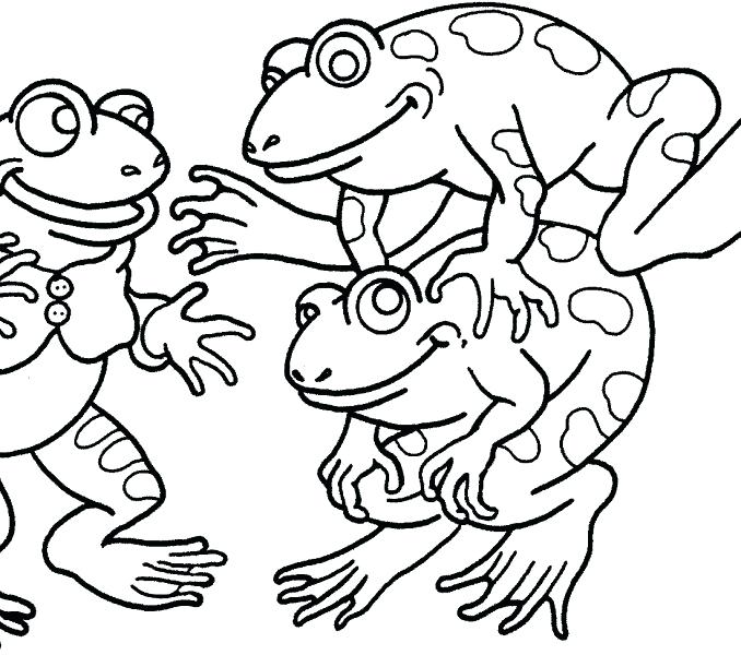 coloring pages of frog