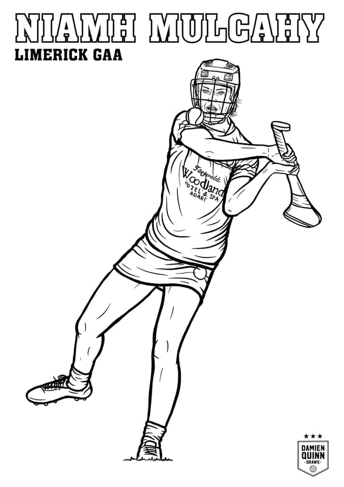 coloring pages of hurling