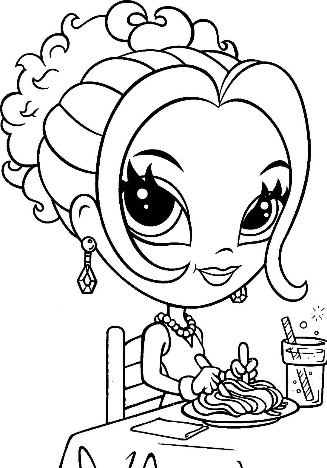 coloring pages of lisa frank