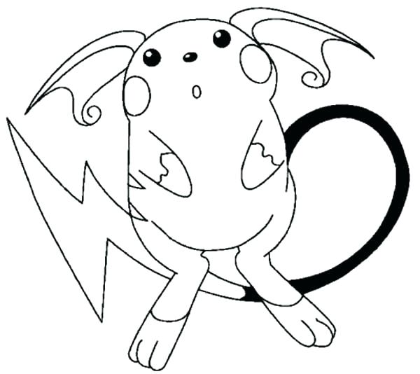 coloring pages of pikachu