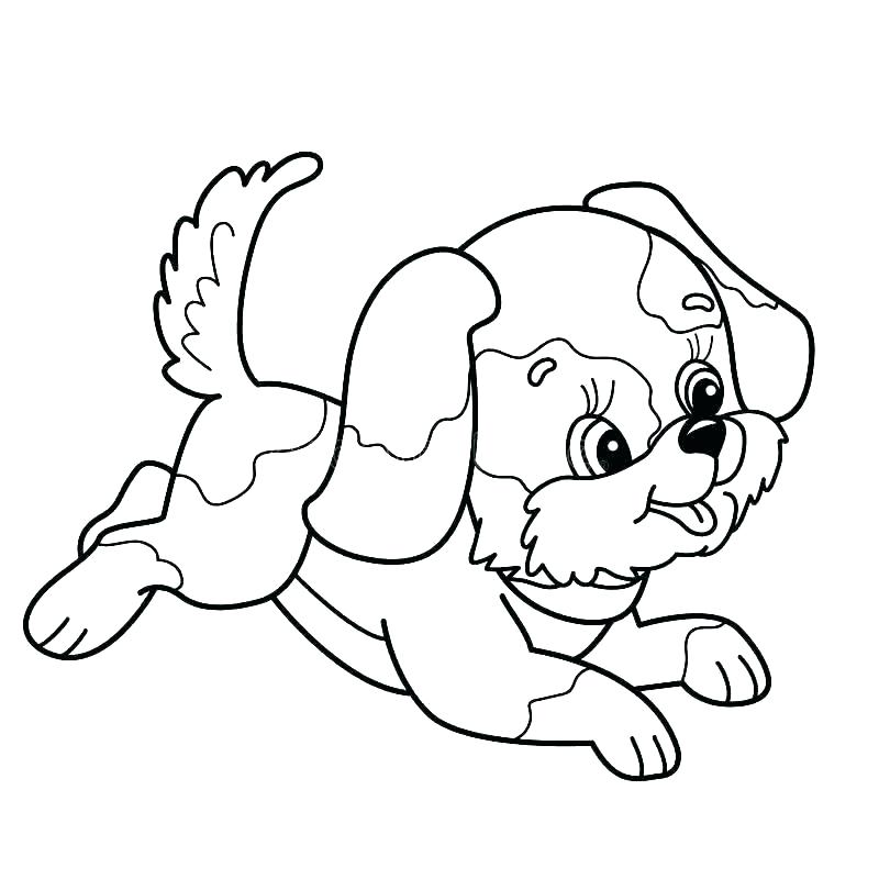 coloring pages of puppy
