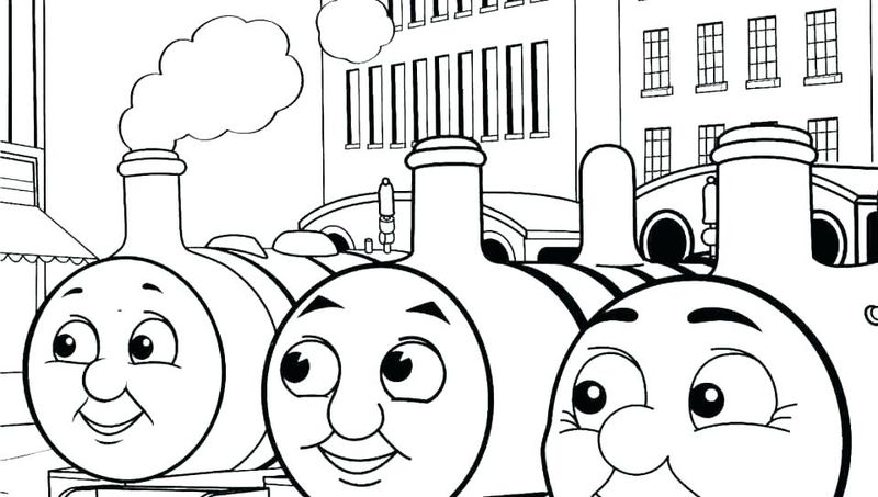coloring pages of thomas the train and friends