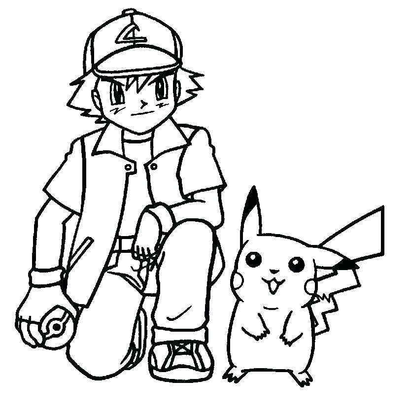 coloring pages pikachu