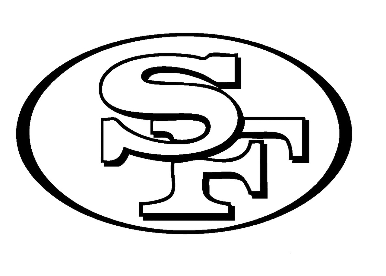 coloring pages san francisco 49ers