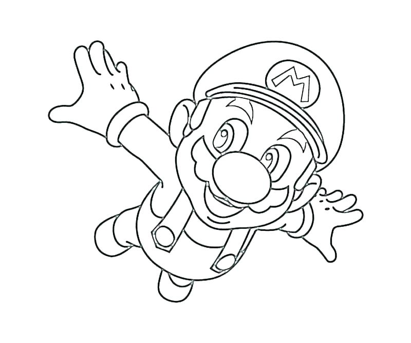 Printable Mario Coloring Pages Pdf Ideas For Kids - Coloringfolder.Com