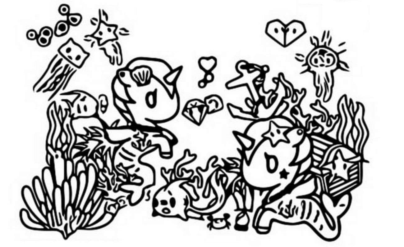 coloring pages tokidoki