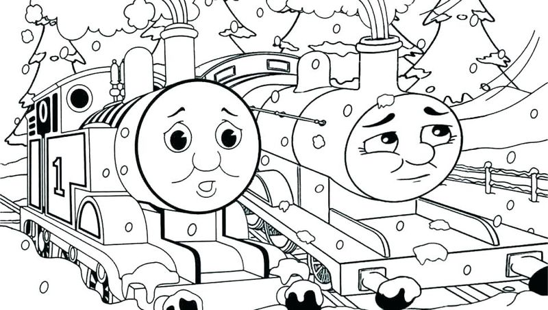 coloring pages with thomas the train