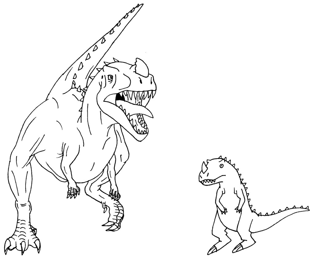 ceratosaurus coloring pages to print