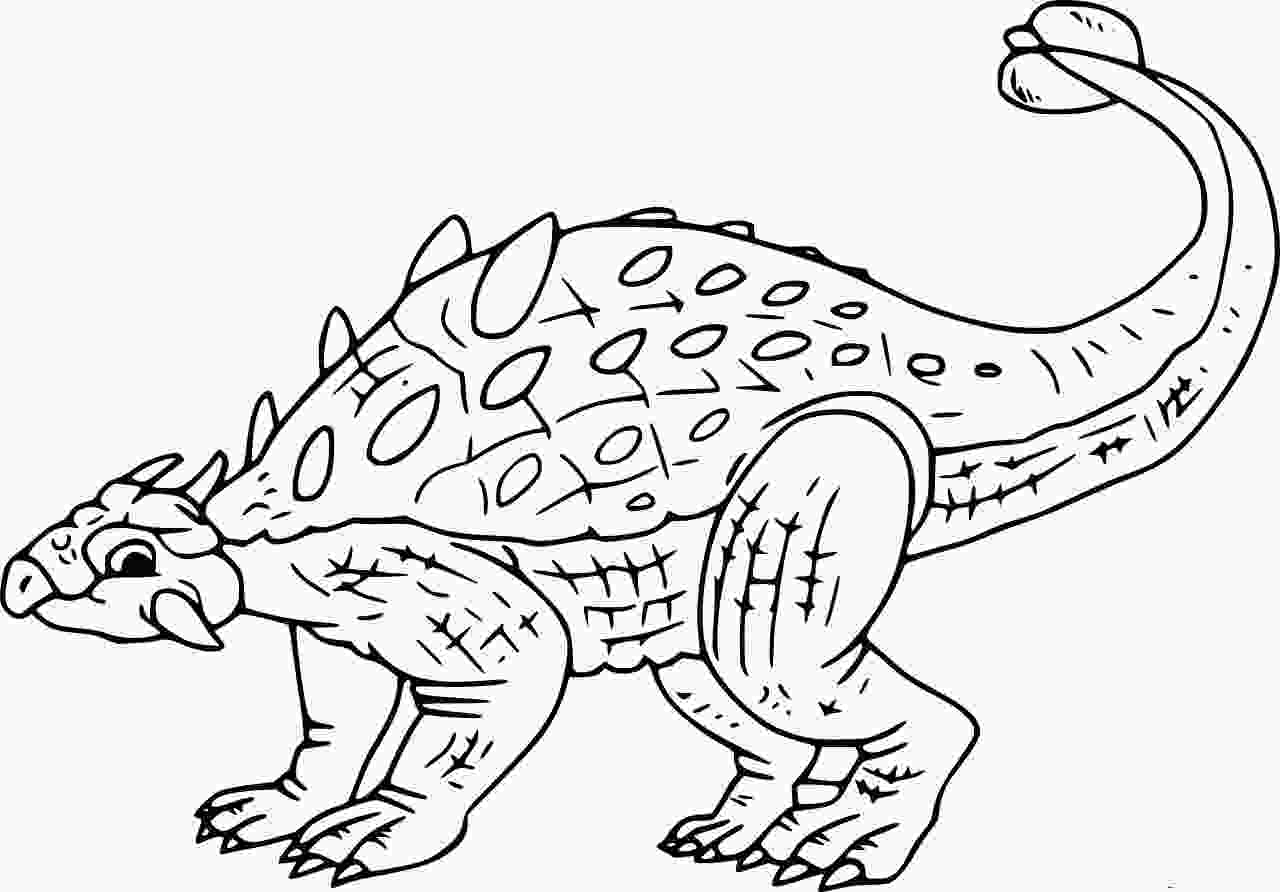 coloring pages euoplocephalus