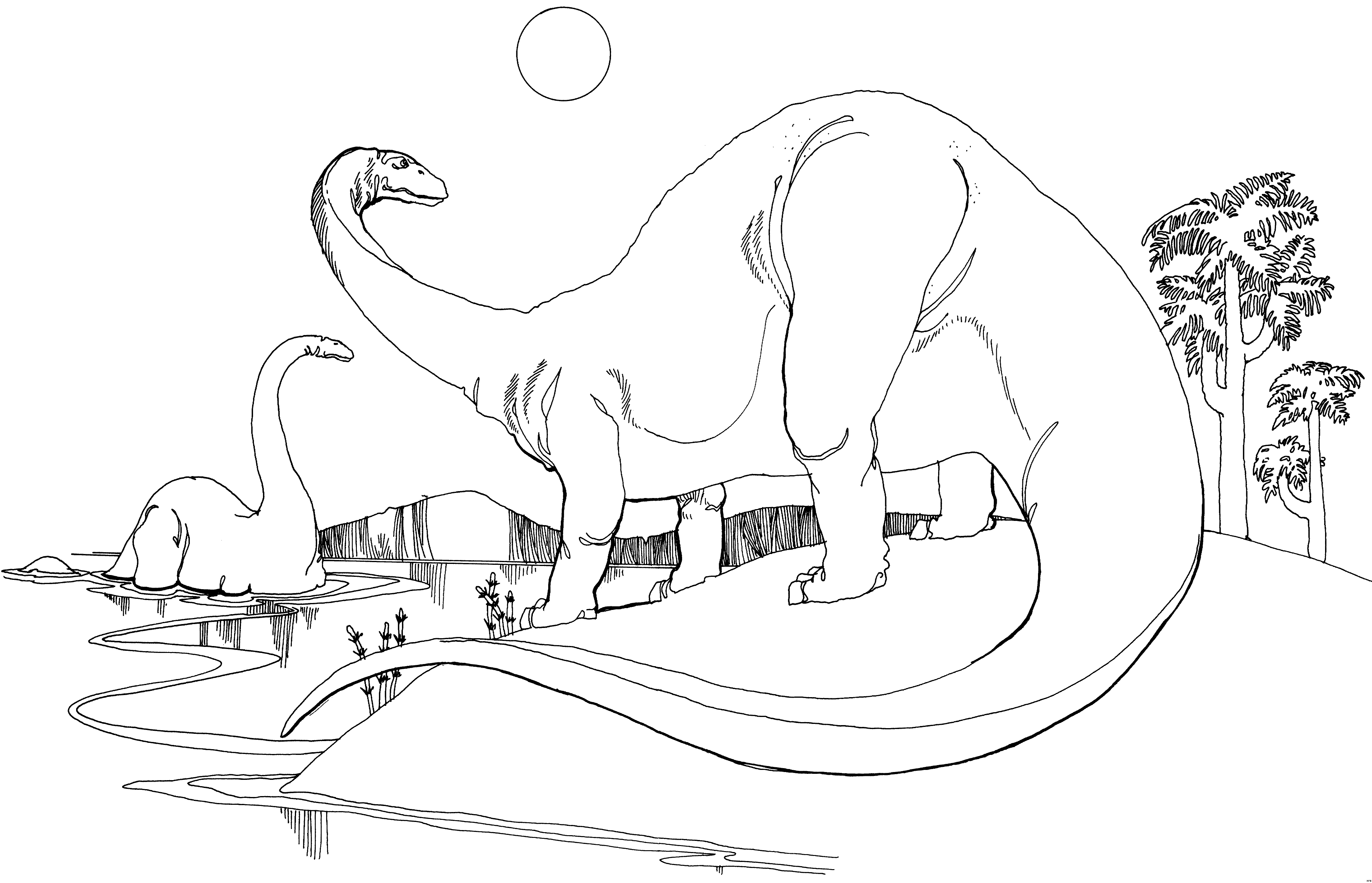 diplodocus coloring pages to print