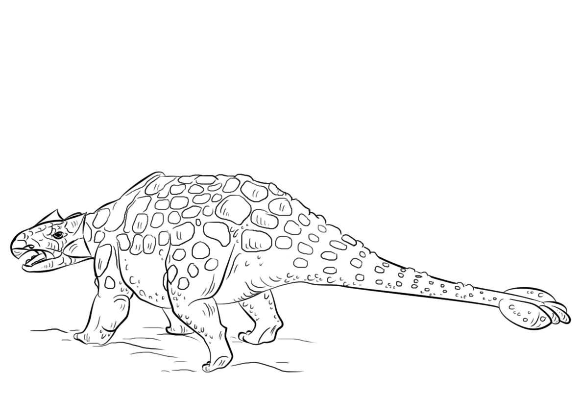 euoplocephalus coloring pages