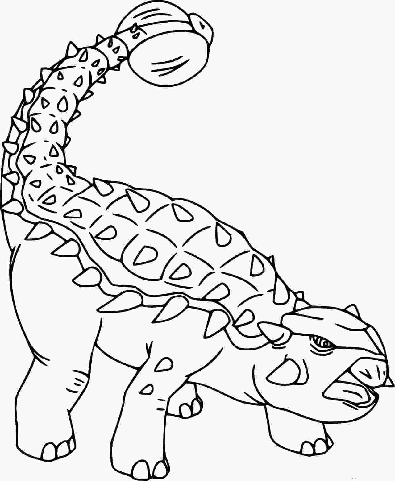free euoplocephalus coloring pages