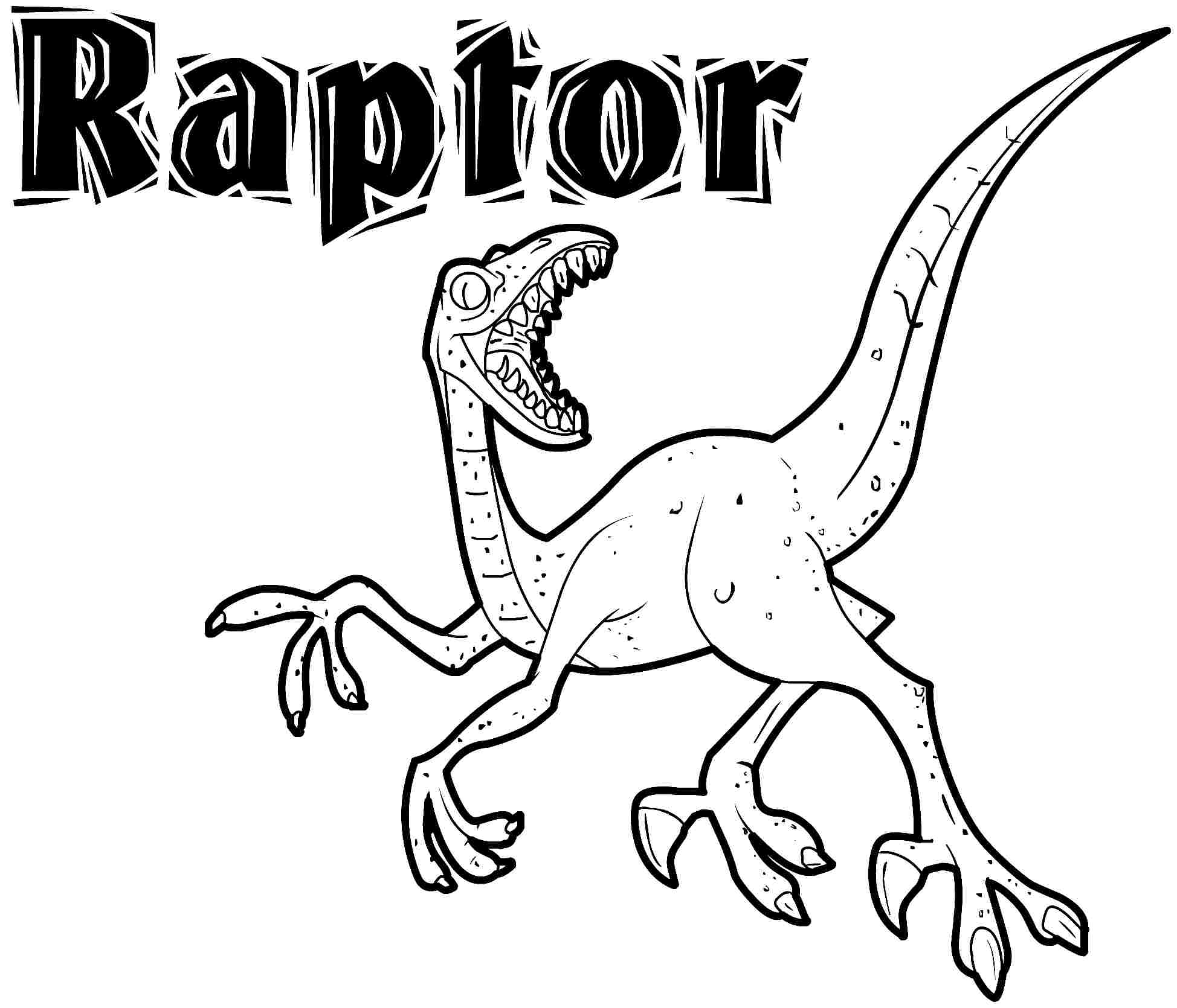 jurassic world velociraptor coloring page