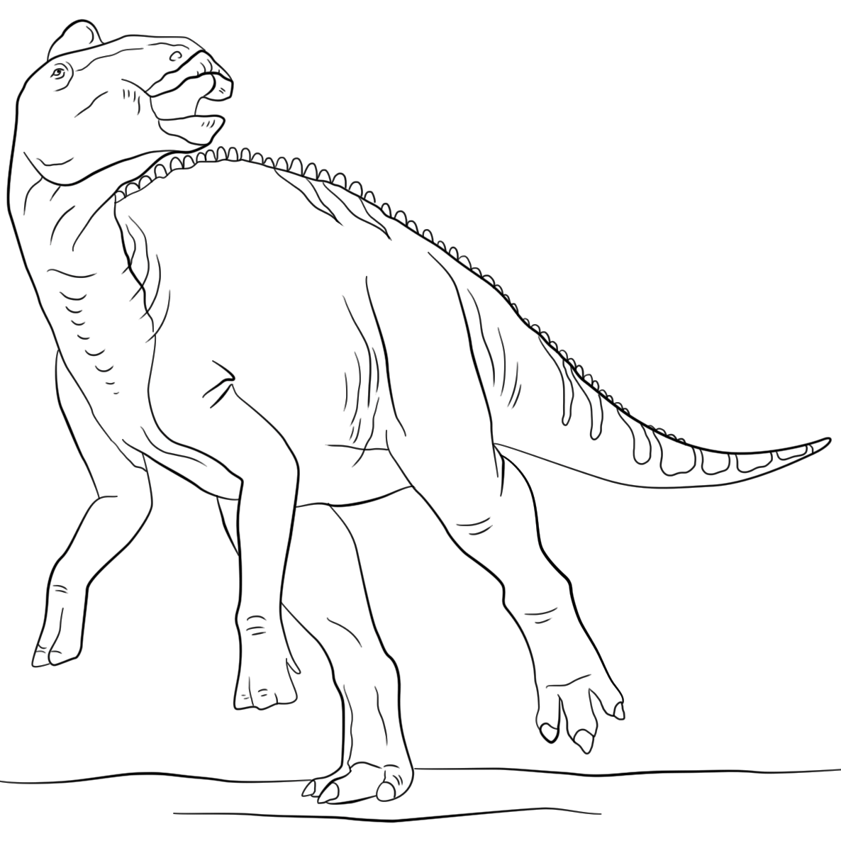 maiasaura coloring pages to print