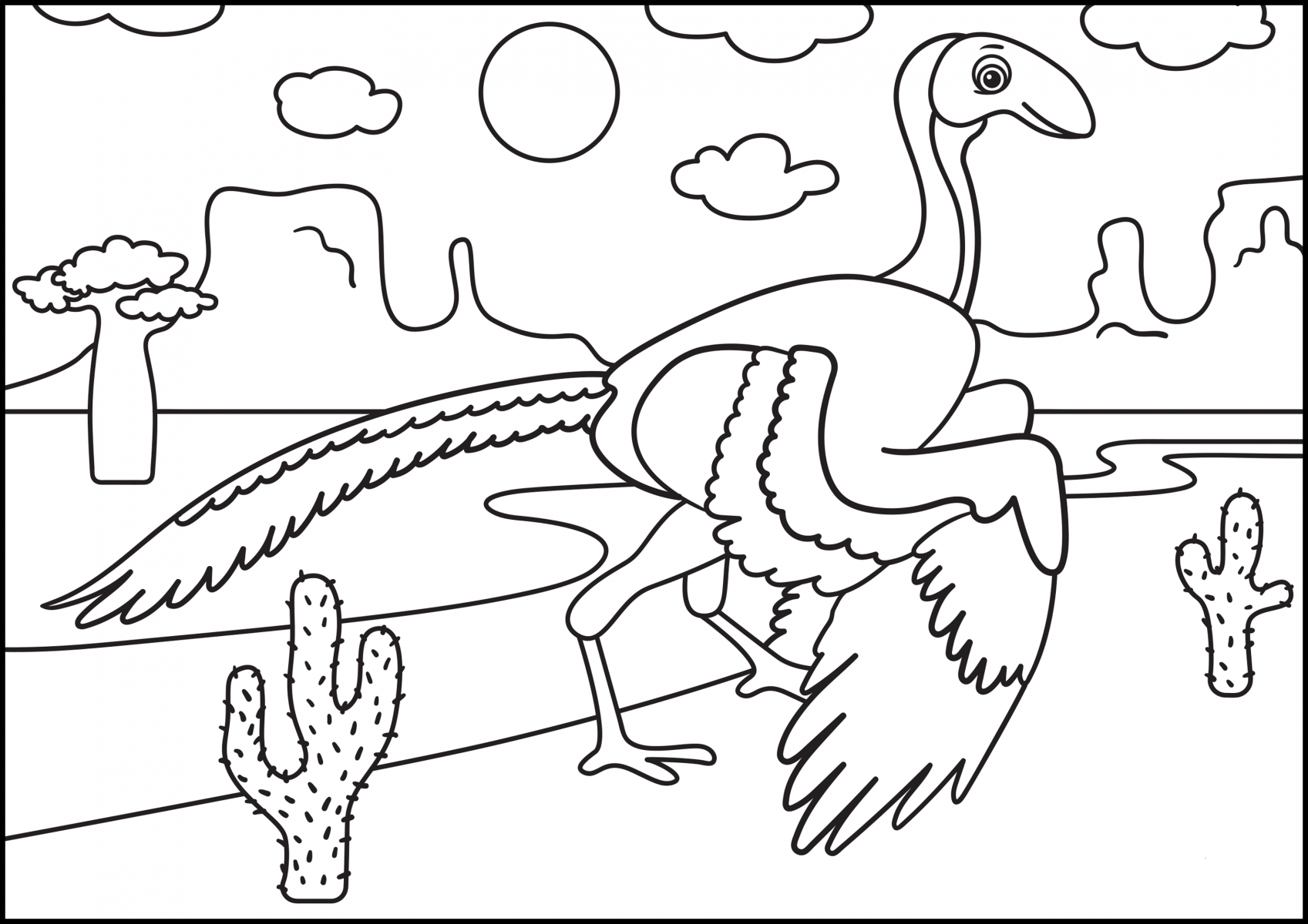 microraptor coloring pages for kids