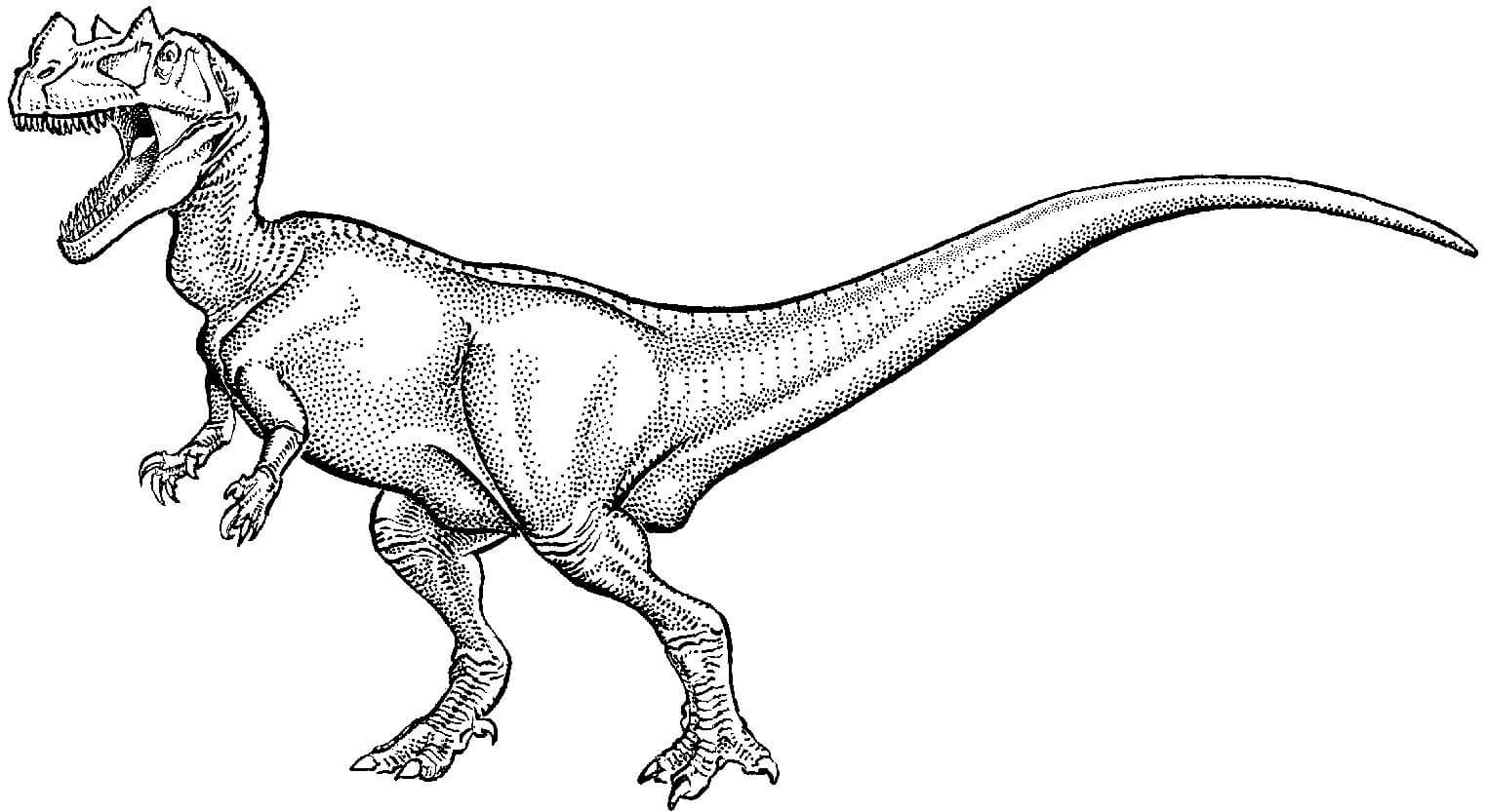 realistic ceratosaurus coloring pages