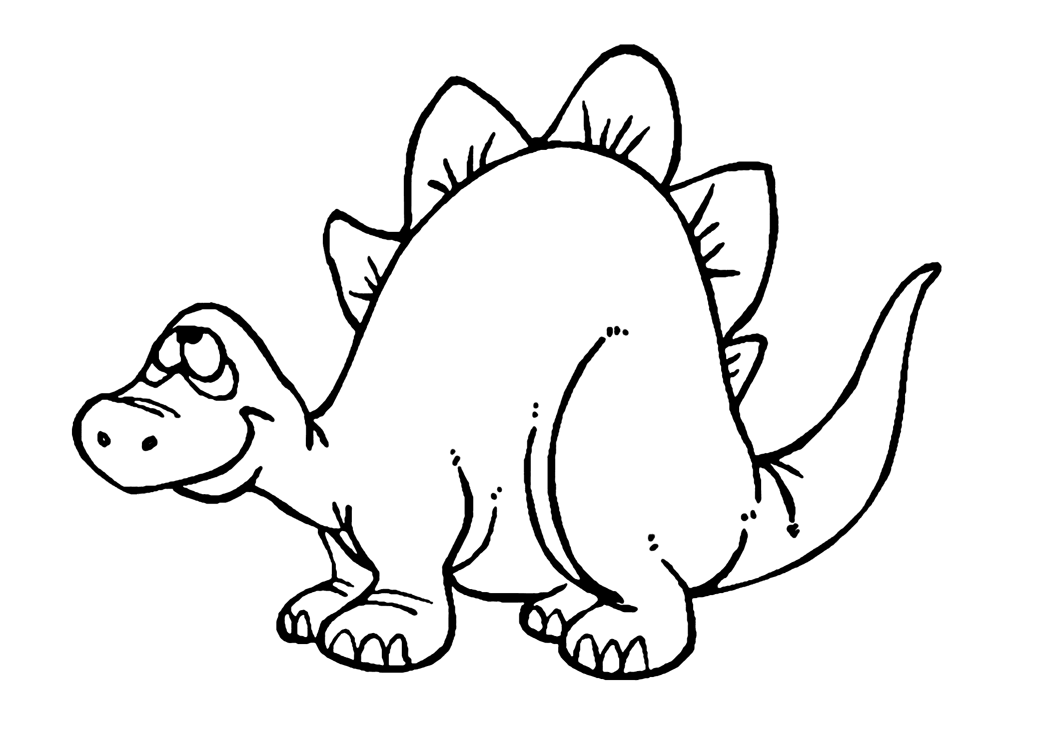 stegosaurus coloring pages printable