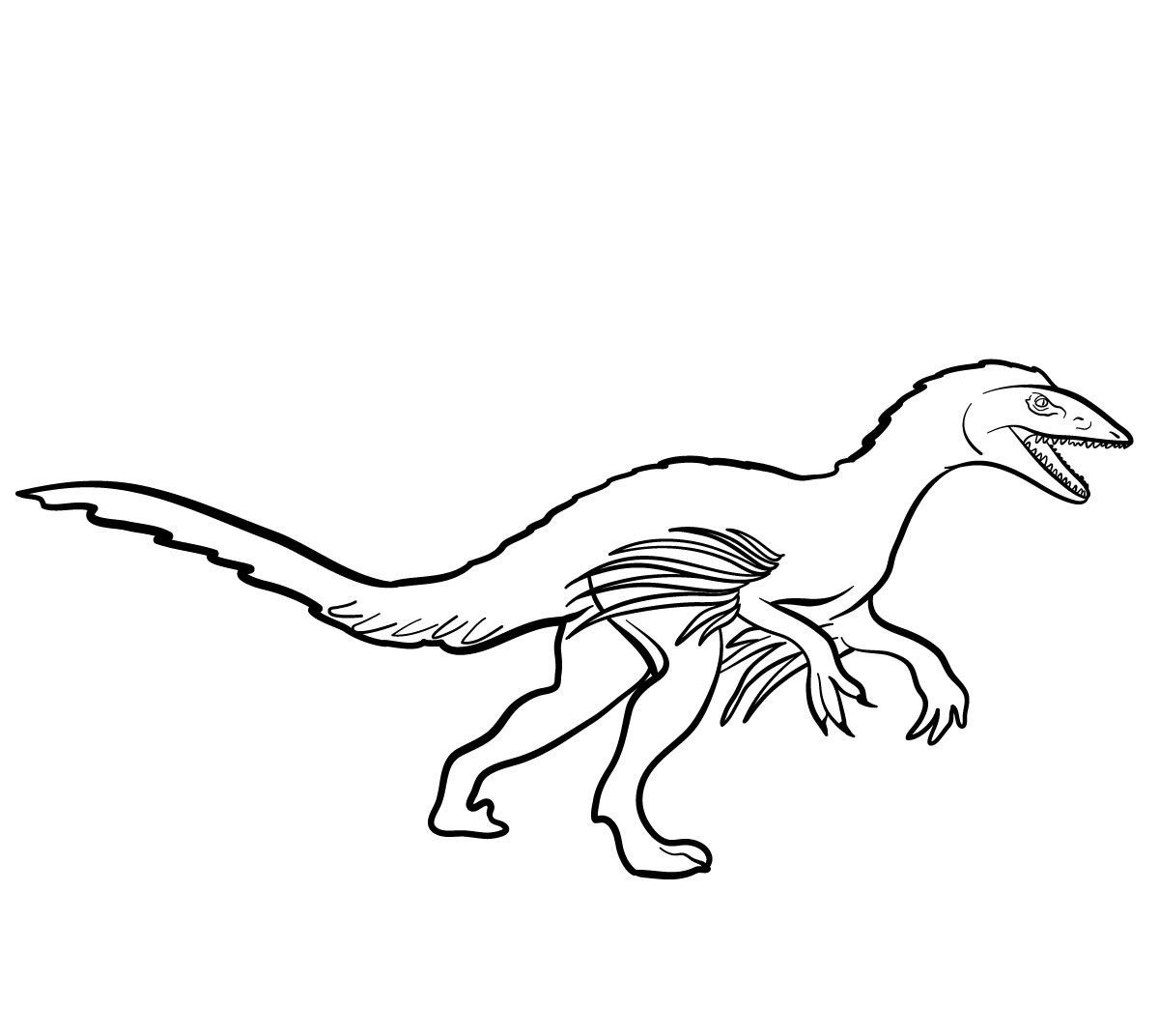 coloring pages troodon