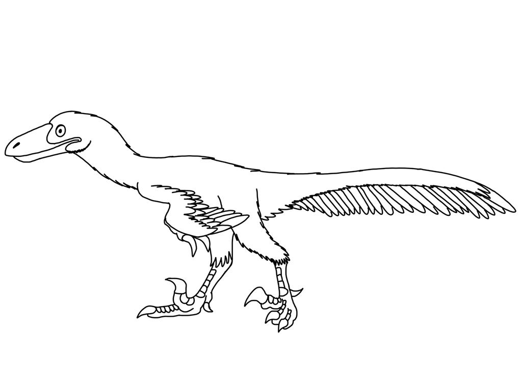 free troodon coloring pages