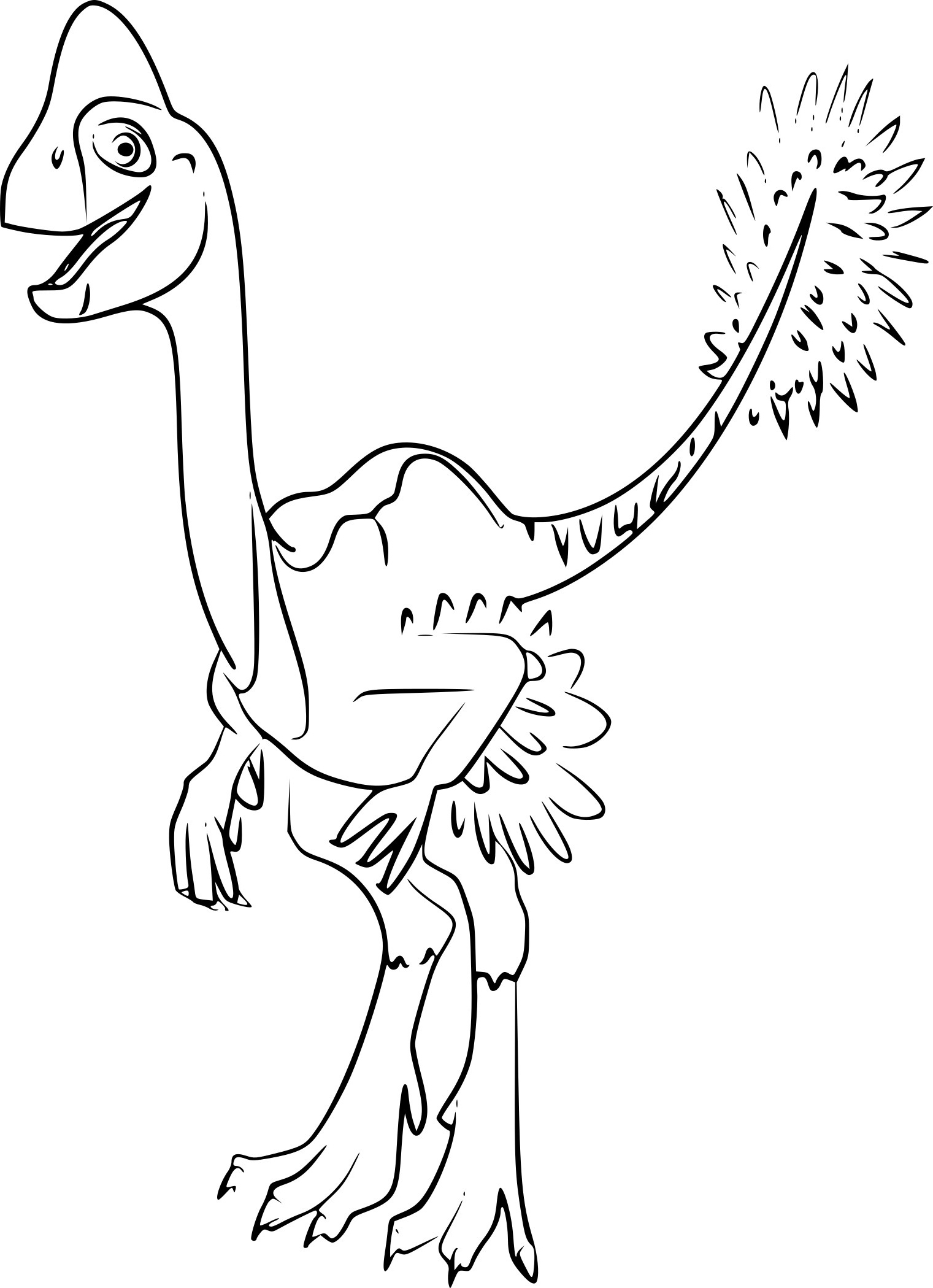 coloriage dinosaure disney cool galerie coloriage oviraptor dinosaure à imprimer